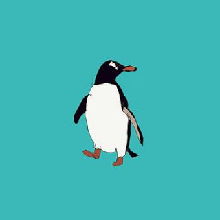penguin print by hannah mcgee