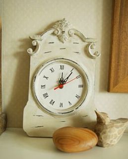 shabby chic clock by boxwood