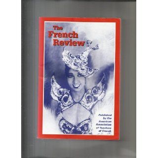 The French Review, Volume 75, Number 6, May 2002 Books