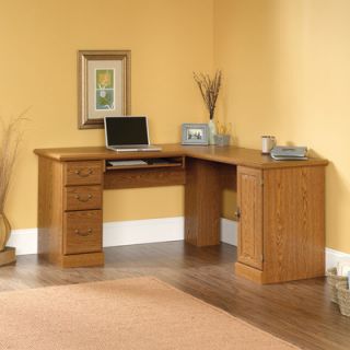Sauder Orchard Hills Corner Computer Desk with Hutch