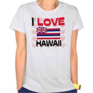 I Love Hawaii Tshirt