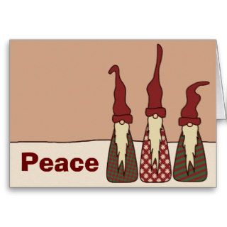 Three Wise Elves, greeting card