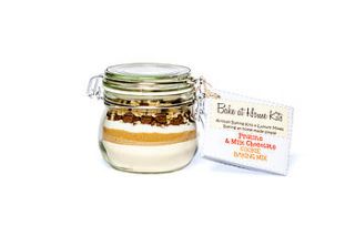 praline and milk chocolate cookie baking mix by bake at home kits