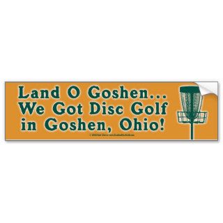 Land O Goshen Disc Golf Bumper Sticker