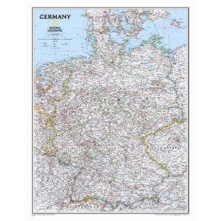 National Geographic Maps Germany Classic Wall Map