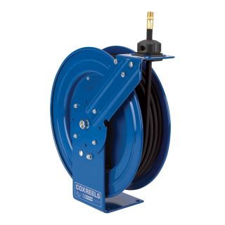 Coxreels Heavy-Duty Medium & High-Pressure Hose Reel — For Grease, 3/8in. x 25ft. Hose, Model# P-HP-325  Hoses   Accessories