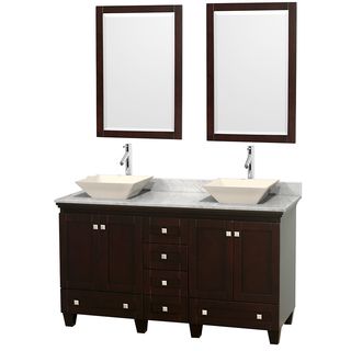 Wyndham Collection Acclaim 60 inch Double Espresso Vanity