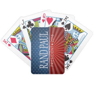 Rand Paul President 2016 Card Deck