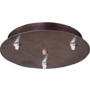 ET2 Lighting ET2 EC95003 BZ Bronze RapidJack 3 Light Canopy