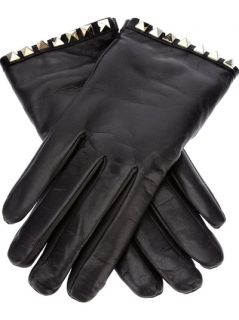 Valentino Garavani 'rockstud' Leather Gloves