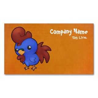 Cute Cartoon Chicken Business Card Templates