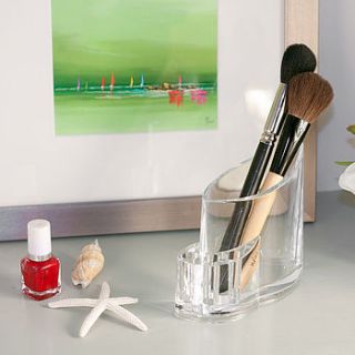 acrylic storage for cosmetic brushes by jodie byrne