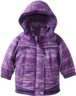 Pink Platinum Baby girls Digitalize Print Winter Puffer Jacket Infant And Toddler Down Outerwear Coats Clothing