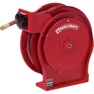 Reelcraft Air/Water Hose Reel With Hose — 3/8in. x 50ft. Hose, Max. 300 PSI  Air Hoses   Reels