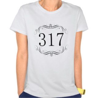 317 Area Code Shirt