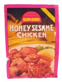 Sun Bird Honey Sesame Chicken Seasoning Mix .875 oz  Sesame Seeds Spices And Herbs  Grocery & Gourmet Food