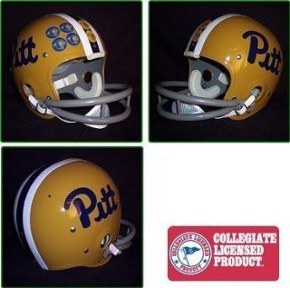 1973 1980 Pittsburgh Panthers Authentic Replica Throwback NCAA Football Helmet  Sports Related Collectible Helmets  Sports & Outdoors