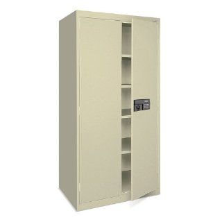 Sandusky 72"H x 24"D Storage Cabinet with Keyless Electronic Lock 