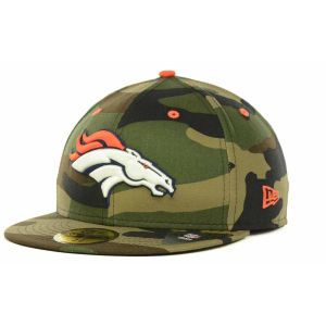 Denver Broncos New Era NFL Camo Pop 59FIFTY Cap