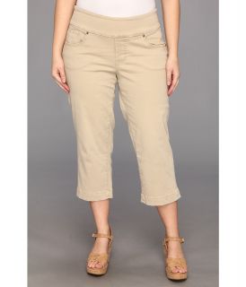 Jag Jeans Plus Size Plus Size Felicia Pull On Crop Womens Capri (Beige)