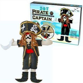 make your own pirate captain craft kit by sleepyheads
