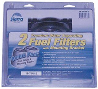 Sierra International 18 7848 2 1/4" Aluminum Marine Fuel Water Separator Kit Automotive