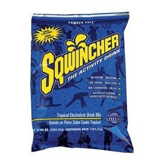 Sqwincher Powder Pack 5 Gallon Drink Mix, Tropical Cooler