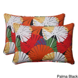 Pillow Perfect Outdoor Palma Oversized Corded Rectangular Throw Pillow (Set of 2) Pillow Perfect Outdoor Cushions & Pillows