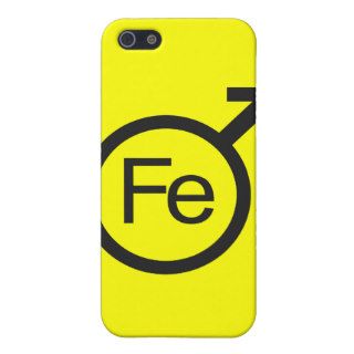 Iron Man Male gender symbol Fe design iphone case Cover For iPhone 5