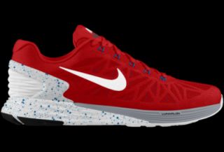 Nike LunarGlide 6 iD Custom Running Shoes   Red