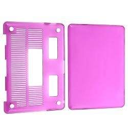 Clear Purple Snap on Case For Apple Macbook Pro 13 inch