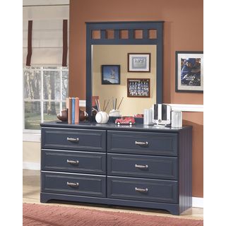 Ashley Furniture Signature Designs By Ashley Leo Blue Dresser Blue Size 6 drawer