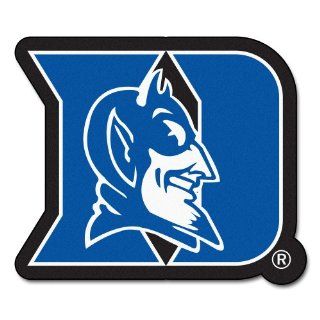 FANMATS NCAA Duke University Blue Devils Nylon Face Mascot Rug Automotive