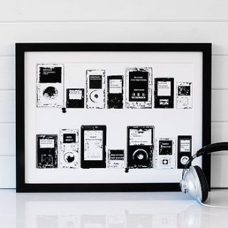 personalised playlist cassette print by betsy benn