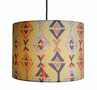 aztec lampshade by natasha lawless design