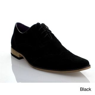 Mikoloti Men's Classic Square toe Lace up Oxford Shoes Oxfords