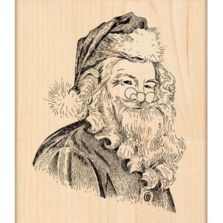 Penny Black Mounted Rubber Stamp 3.25x4 jolly St. Nicholas