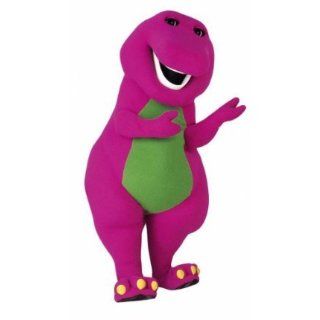 Barney Pink Dragon Cartoon Clothes Mascot Costume Fancy Dress Halloween Clothing