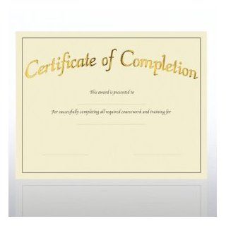 Certificate Paper   Preprinted   Completion   Cream  Blank Certificates 