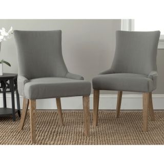 Safavieh Lester Granite Oak Dining Chairs (set Of 2)