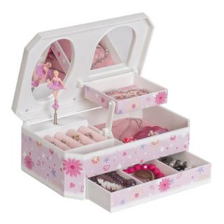 Mele & Co. Hayley Girls Glittery Musical Ballerina Jewelry Box