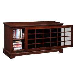 Two way Sliding Grid Door 50 inch TV Stand & Media Console KD Furnishings Entertainment Centers