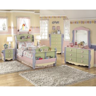 Ashley Furniture Signature Designs By Ashley Doll House Multicolored Pastel Dresser Green Size 6 drawer