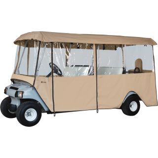 Classic Accessories Golf Car Enclosure — 6-Passenger, Sand, Model# 4000601200100  Golf Car Covers