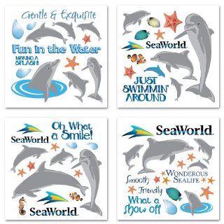 SeaWorld Impress Ons Swatch Pack Rub Ons Dolphin