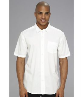 Volcom Weirdoh Solid S/S Shirt Mens Short Sleeve Button Up (White)