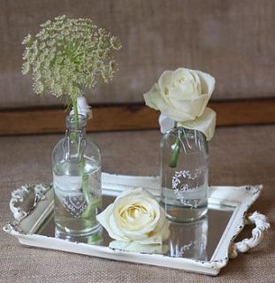 mirror tray table centre by the wedding of my dreams