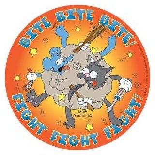 Simpsons Itchy & Scratchy Bite Fight Sticker S SIM 0088 Toys & Games