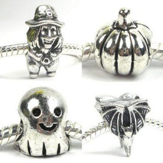 " Halloween Theme Set " Charm for Pandora Chamilia Kay's Troll European Story Charm Bracelets Jewelry