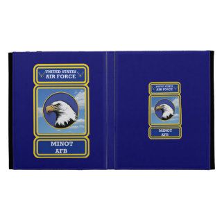 Minot Air Force Base Eagle Shield iPad Folio Covers